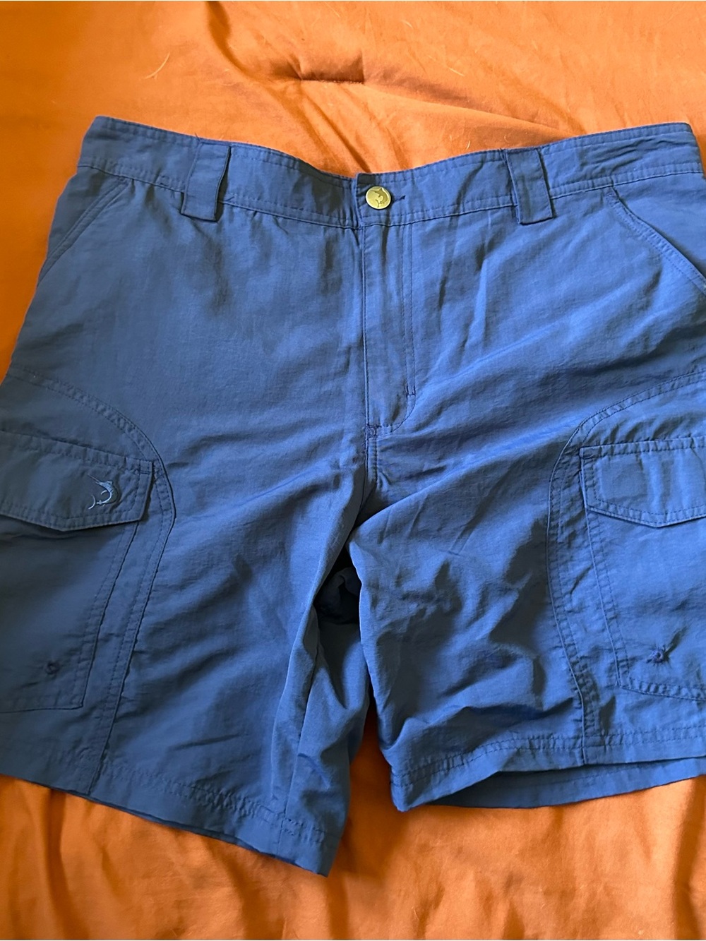 Reel Legends, Men's Blue Cargo Shorts, NWT, 38